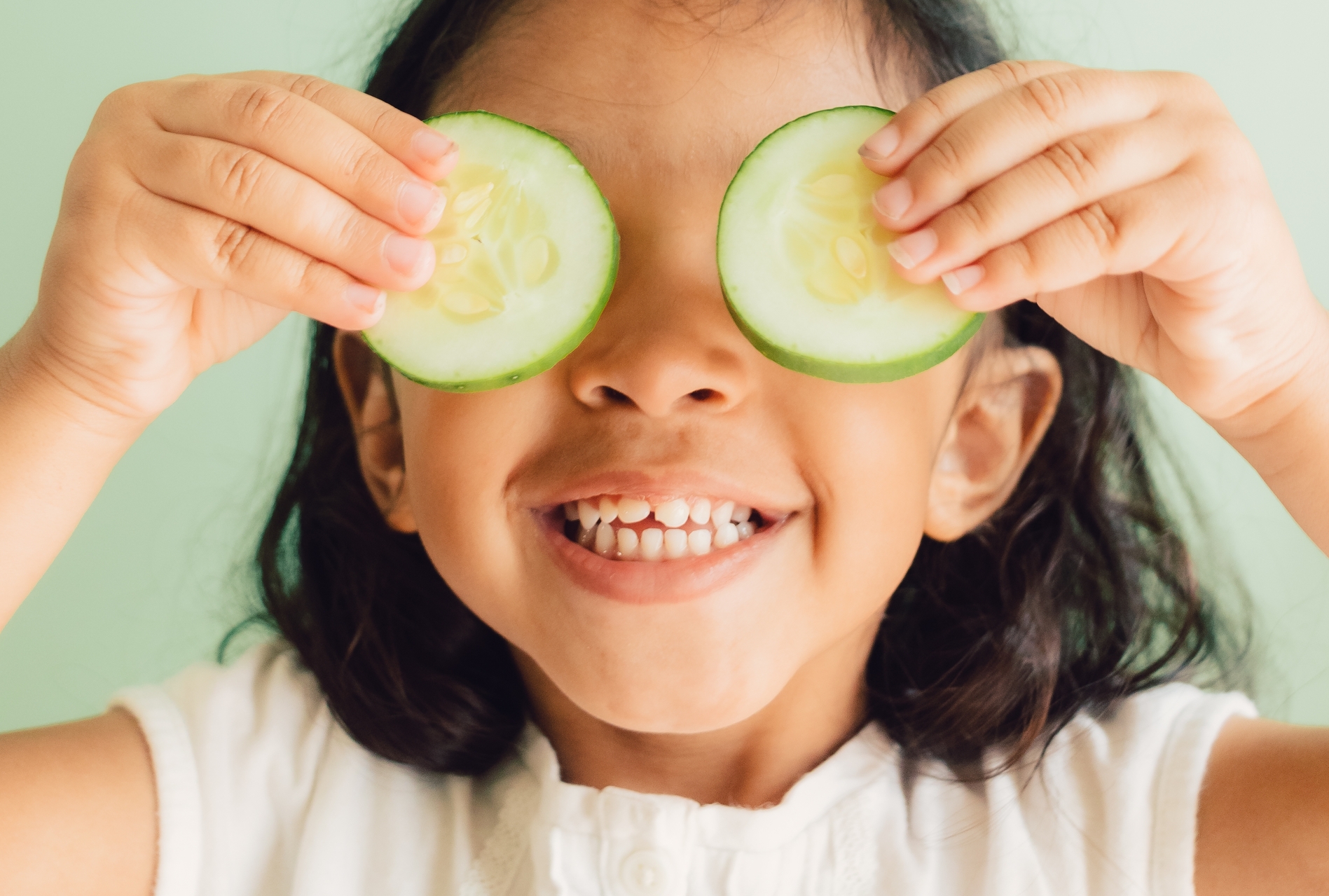 Maschera viso con cetriolo